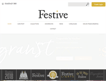 Tablet Screenshot of festive.co.uk